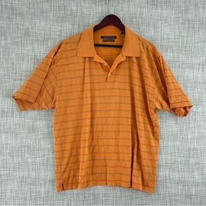 Forsyth of Canada Inc Mens Size XL orange polo golf shirt 0368